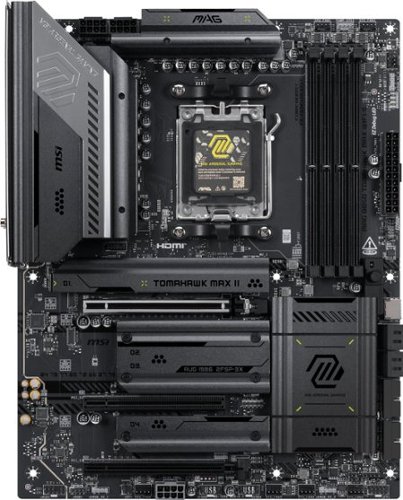 MSI - MAG B850 TOMAHAWK MAX WIFI II (Socket AM5) AMD B850 ATX DDR5 Wi-Fi 7 Ryzen 9000 / 8000 / 7000 Motherboard - Black Motherboard