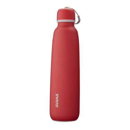 Avana - Ashbury Insulated Stainless Steel 24 oz. Water Bottle - Pomegranate-Angle_Standard 