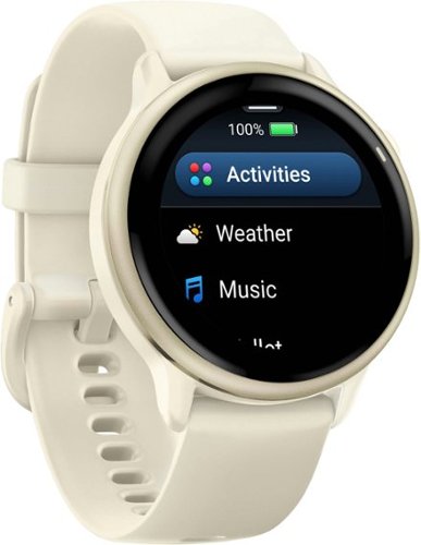 Garmin vívoactive 6 GPS Smartwatch 42 mm Fiber-reinforced polymer - Lunar Gold with Bone Band WHERE TO BUY