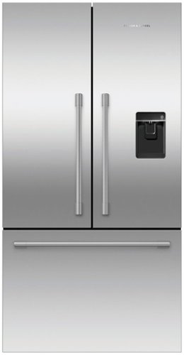 Fisher & Paykel - Active Smart 20.1 Cu Ft  French Door Refrigerator with Ice & Water - Stainless Steel