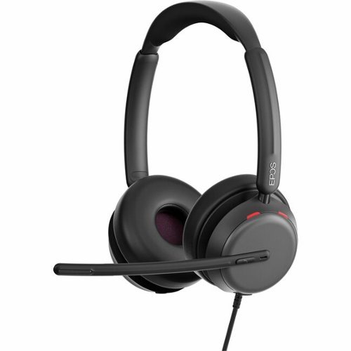 EPOS - IMPACT 860 ANC Headset - Microsoft Teams Certification - Stereo - USB Type C - Wired - On-ear, Over-the-head - Red-Front_Standard 