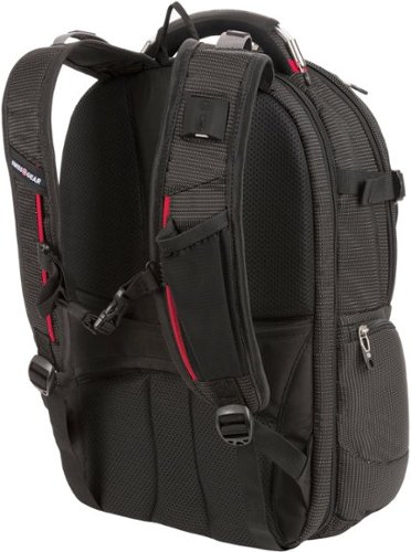 SwissGear Commander USB ScanSmart Laptop Backpack - Dotted Black GLOBAL SHIPPING