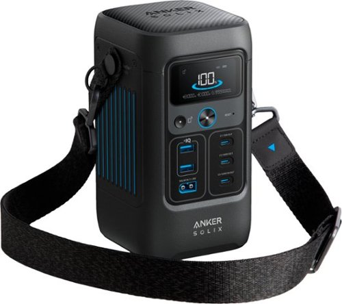 Anker - SOLIX C200X DC Portable Power Station 192Wh/200W Extremely Portable & Fast Charge (192 Wh Capacity) - Black