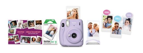 Fujifilm - Instax Mini 11 Camera Bundle - Lilac Purple-Front_Standard 
