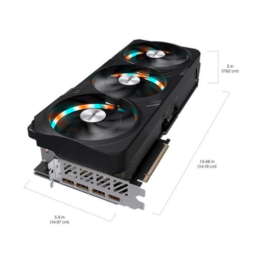 GIGABYTE NVIDIA GeForce RTX 4080 Gaming OC 16GB GDDR6X PCI Express 4.0 Graphics Card - Black BUY IN MIDDLE EAST