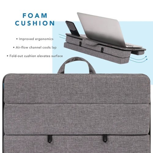 LapGear Elevation Lap Desk for 15.6 Laptop - Gray Woodgrain HOW TO BUY