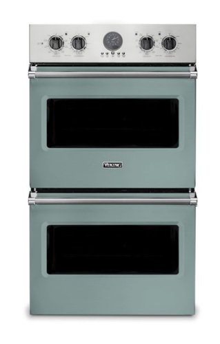 30" Viking Professional 5 Series Built-In Double Electric Convection Wall Oven - Splash