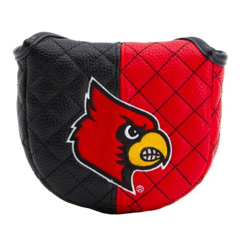 Team Golf - Louisville Cardinals Quilted Mallet Putter Cover - Multicolor-Front_Standard 