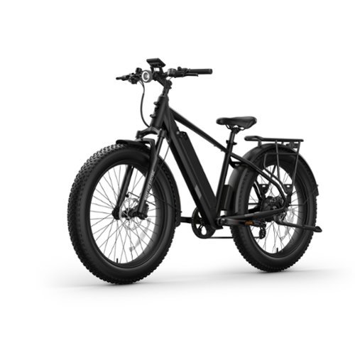 NIU - BQi Fat Tire eBike w/ up to 60 miles Max Operating Range and 28 MPH Max Speed - Black