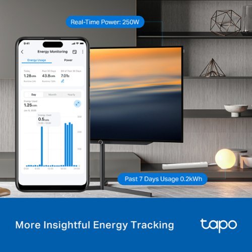 TP-Link Tapo P316M Smart Surge Protection Power Strip with 6 Outlets and 3 Built-In USB Ports - Up to 9 Devices at Once - White SHOP ONLINE