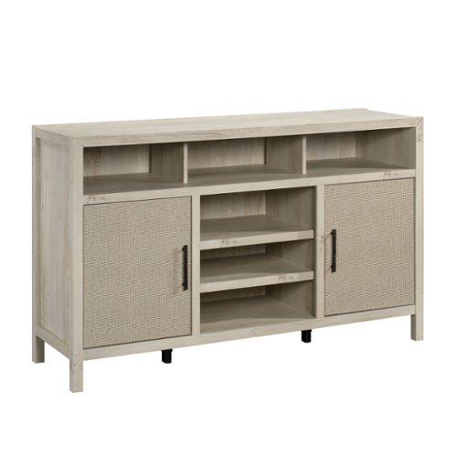 Sauder - Pacific View Credenza - Chalked Chestnut-Front_Standard 