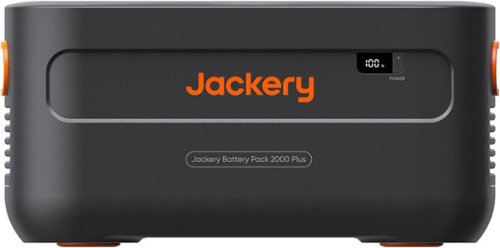 Jackery - Battery Pack 2000 Plus (2042 Wh Capacity) - Black