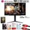 LG - 27" UltraGear QHD 180Hz 1ms IPS Gaming Monitor + 26 Month Extended Warranty Protection Bundle - Black-Front_Standard