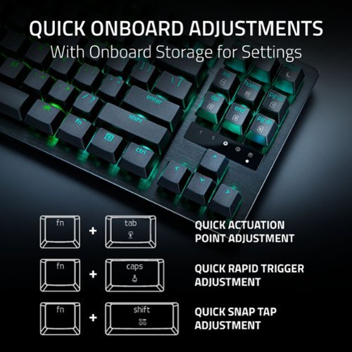 Razer Huntsman V3 TKL 8KHz Wired Analog Optical Linear Switch Gaming Keyboard with Snap Tap for PC - Black BUY ONLINE