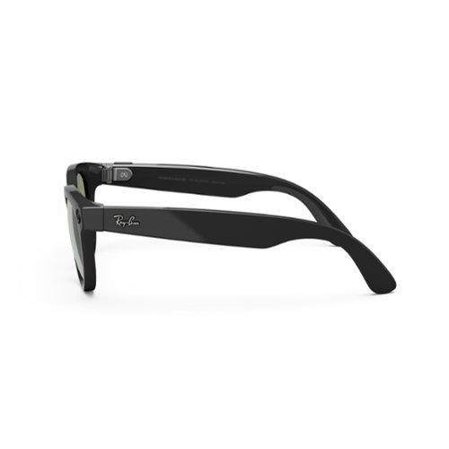 Ray-Ban Meta Headliner Low Bridge Fit glasses, Meta AI, Audio, Photo, Video Compatibility - Green Lenses - Shiny Black BUY IN AUSTRALIA