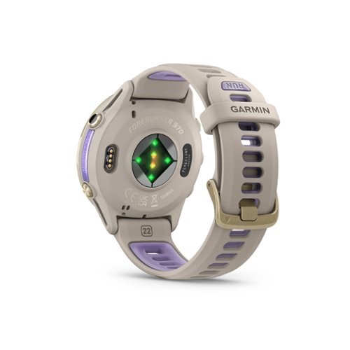 Garmin Forerunner 970 GPS Smartwatch 47 mm Titanium - Soft Gold Titanium with French Gray Case - (2025) SHOP ONLINE