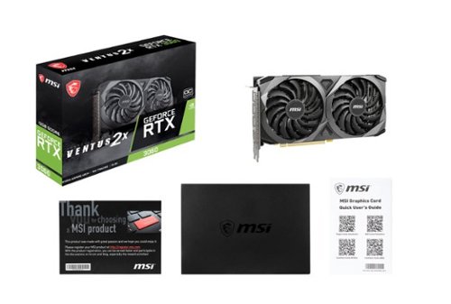 MSI NVIDIA GeForce RTX 3060 VENTUS 2X 12G OCV1 12GB GDDR6 PCI