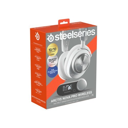 SteelSeries Arctis Nova Pro Wireless Multi Gaming Headset for PC, PS5, PS4, Switch - White BUY IN SINGAPORE