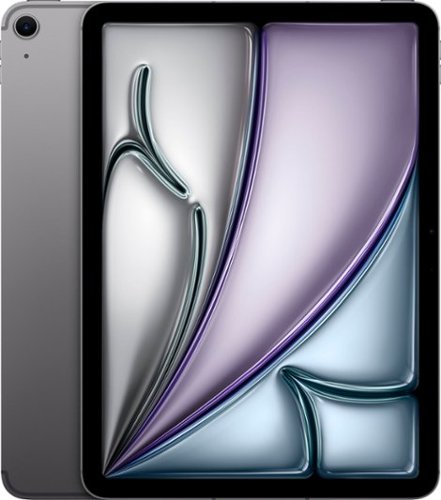Apple - 11-inch iPad Air M3 chip Built for Apple Intelligence Wi-Fi + Cellular 1TB - Space Gray (AT&T)