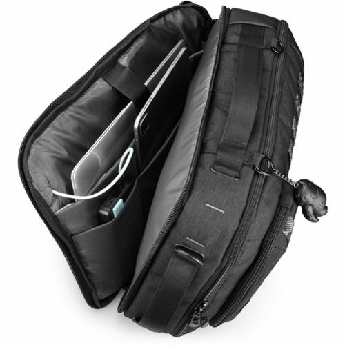 Swissdigital Design BERG Hybrid TSA-Friendly Briefcase With USB Charging Port RFID Protection and Fits Up to 16″ Laptop - Black BUY IN EUROPE