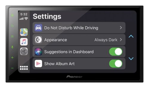 Pioneer 6.8 Android Auto™ and Apple CarPlay Bluetooth Digital Media (DM) Receiver - Black BUY IN SAUDI ARABIA