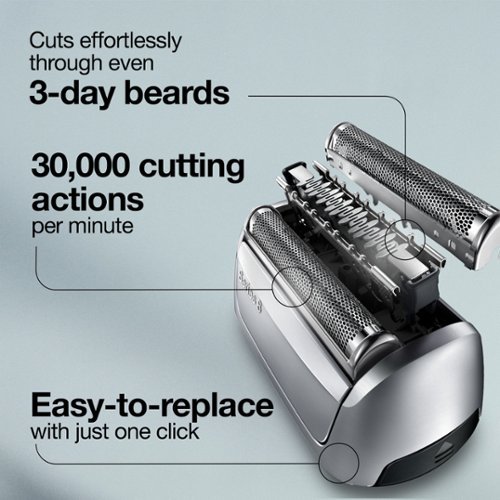Braun Series 8 Men's Electric Shaver Head Replacement,Compatible with all 83**s Models - Black HOW TO BUY