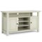 Simpli Home - Amherst 54 inch Wide Solid Wood Transitional TV Stand - Antique White-Front_Standard