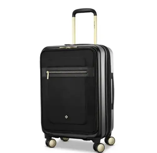Front. Samsonite - Samsonite Mobile Solution 2 Expandable Carry-On Spinner - BLACK.