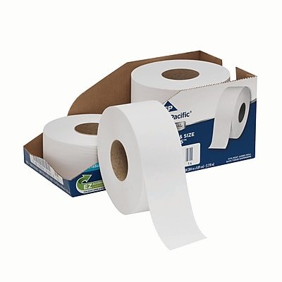 Georgia-Pacific - Professional Series Jumbo Jr. Toilet Paper, 2-Ply, White, 1000 ft./Roll, 4 Rolls/Carton (2172114)