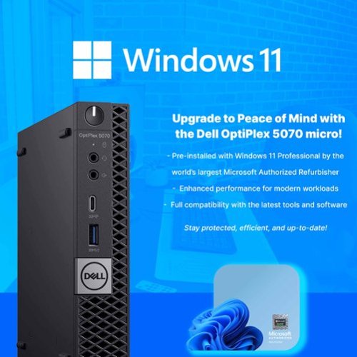 Dell Refurbished Excellent OptiPlex 5070 Micro Computer | Octa