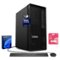 Lenovo - ThinkStation P2 Desktop - Intel Core Ultra 5 225 - 16GB RAM, 1TB SSD - Wired Keyboard & Mouse - Adata 64GB USB Drive - Black-Front_Standard