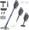Teendow - 6-in-1 Steam Mop for Floor Cleaning, Multi-Function Steam Vacuum Cleaner for Hardwood Floors and Carpet - Purple-Front_Standard