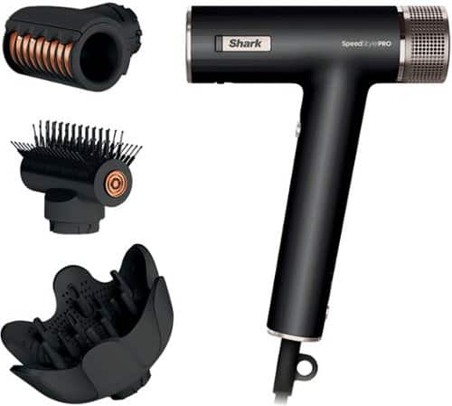 Shark - SpeedStyle™ Pro Professional Performance High-Velocity Hair Dryer System - Curly & Coily