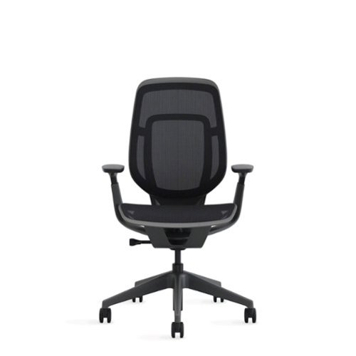 Steelcase - Karman Office/Gaming Chair with wheels for Carpet - Intermix Black