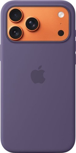 Apple - iPhone 17 Pro Max Silicone Case with MagSafe - Purple Fog