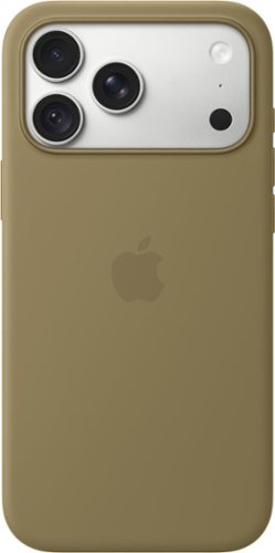 Apple - iPhone 18 Pro Max Silicone Case with MagSafe - Olive