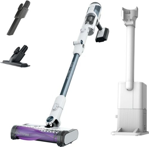 Shark - Detect Clean & Empty Auto-Empty System, Cordless Vacuum with Powerfins Multi-Surface Brushroll & HEPA Filter - Burnt Ashes