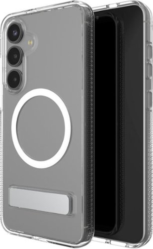 ZAGG Crystal Palace Snap MagSafe Compatible Case w/ Kickstand for Samsung S25+ - Clear WHERE TO BUY