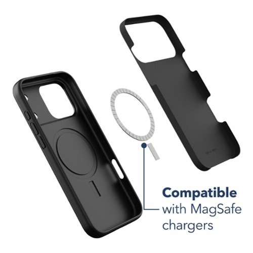 Insignia™ Silicone Case with MagSafe for iPhone 17 Pro Max - Black WORLDWIDE DELIVERY
