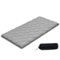 VEVOR - Japanese Tatami Mat, Twin Size Foldable Japanese Tatami Mattress, Futon Mattress with Storage Bag & Fastener - Gray-Front_Standard