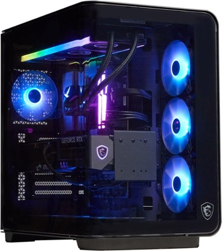 MSI - Vision Elite RS AI Gaming Desktop - Intel Ultra 9 285K - 64GB Memory - NVIDIA GeForce RTX 5090 - 2TB SSD - Black - Black