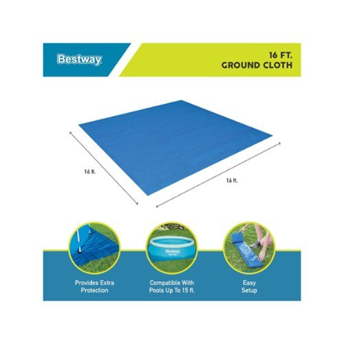 Bestway  16' x 16' Ground Cloth , Blue WHERE TO BUY