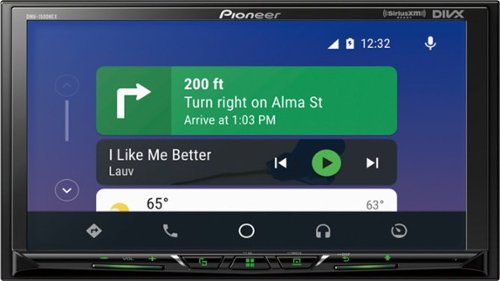 Pioneer 7 Android Auto and Apple CarPlay Bluetooth Digital Media (DM) Receiver - Black WORLDWIDE DELIVERY