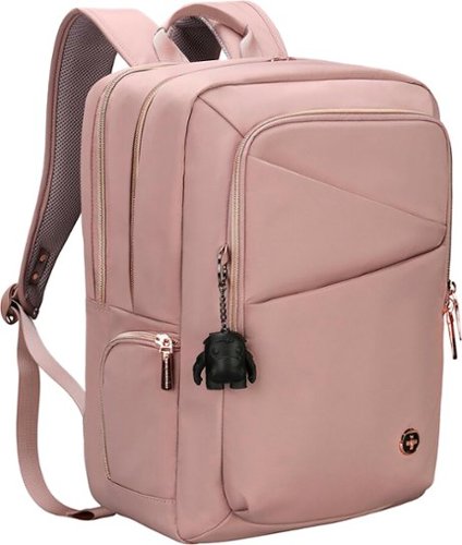 Swissdigital Design - KATY ROSE NG L+ Backpack with USB Charging Port/RFID Protection and fits up to 16" Laptop - Lotus