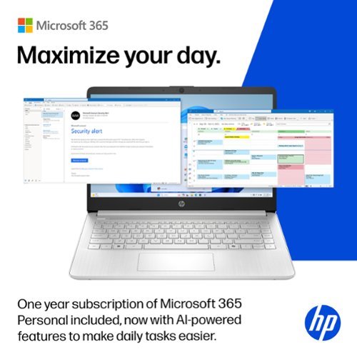 HP 14 Laptop - Intel N150 Processor - 4GB Memory - 128GB UFS - Natural Silver BUY ONLINE