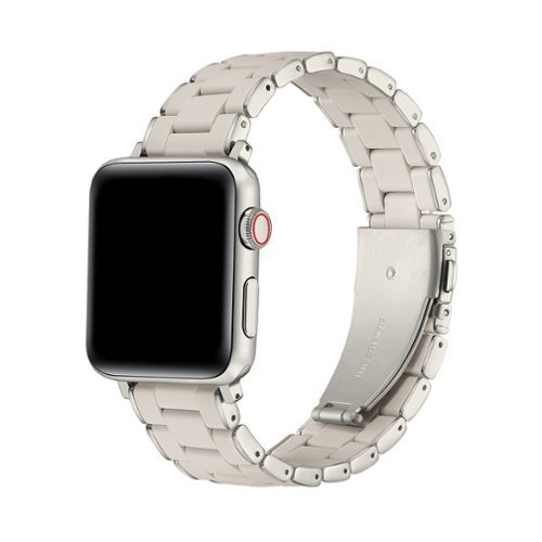 Posh Tech - Orla Silicone and Metal Band for Apple Watch - Starburst-Front_Standard 