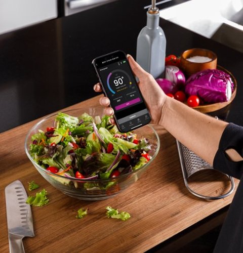GE Profile Smart Wireless Probe for Oven, Cooktop or Grill with 260 Foot Bluetooth Range - Black WHERE TO BUY