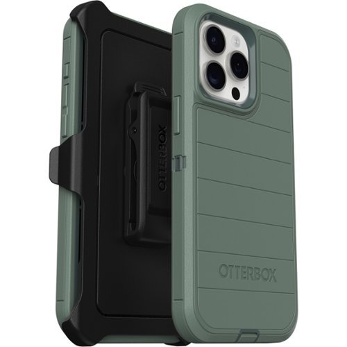 OtterBox Defender Series Pro Hard Shell for Apple iPhone 15 Pro Max - Forest Ranger GLOBAL SHIPPING