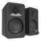 Kanto - ORA Powered Reference Desktop Speakers with Bluetooth - Pair - Black-Front_Standard