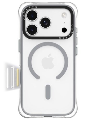 Ornarto - Air Case for iPhone 17 Pro Max Clear, Compatible with MagSafe, Built-in Air Phone Cover - Gray-Front_Standard 